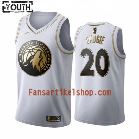 NBA Minnesota Timberwolves Trikot Josh Okogie 20 Nike 2019-2020 Weiß Golden Edition Swingman - Kinder